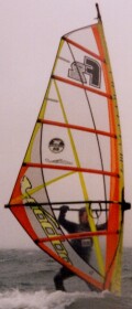 Windsurf Wave Sail North Voodoo 3.7 from 1999