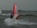 Frank aan het begin van een Air-Gybe.<br>Mooie onderkant die Goya.