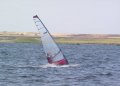 Hans lekker aan het varen met zijn V8 8.0