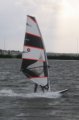 Arno op zijn Starboard met een SuperFreak van Hans