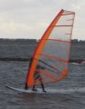 Frank met zijn FPD Wave 4.7 2006.Hier op de Starboard Acid van Hans.