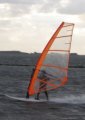 Frank met zijn FPD Wave 4.7 2006.Hier op de Starboard Acid van Hans.