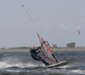Arno op volle snelheid op weg naar de Finish met zijn Sonic 110 en NP Spirit 6.0