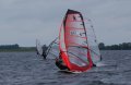 Opweg naar finish van de 2de heat (Formula) Ik zit hier vlak achter Jeffrey van Hoe (BEL 6), hij zit echter in de gold fleet en hat er dus al 3 rondes opzitten, ik pas 2.