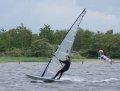 Eerste slalom heat van de RegioCup Zuid 17-Mei 2009. Vol in Plane in een vlaag, GT85 mooi los op het water.