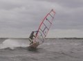 <p>Leuke foto genomen vanuit het water. Gybe-je op Kabbelaarsbank.&nbsp;Een van de weinig foto's van de Trans-Am 5.4 die ik heb gehad. Lastig gybe-je trouwens: Chop was lastig.</p>