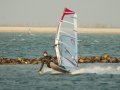 Lekker winters dagje surfen. Helaas is de foto net niet scherp.