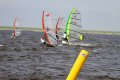 Start van een heat tijdens het NK Lauwersmeer. Duidelijke foto van de Simmer Race LE 9.0