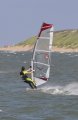 Lekker weer op de brouwersdam, zonnende mensen op het strand en met een wave setje lekker spelen in de golven: Zeldzaam!