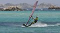 Lekker cruisen op Corsica (Bonifacio) Mooie omgeving, heel mooi blauw water. De RRD Freestyle Wave vaart heerlijk