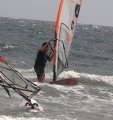 Carven in de bottom turn. Beetje te weinig door mn knieen.