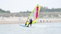Hoogte lopen richting het strand met de F-Cross 113 en Banzai 5.3.