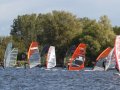 Links, nog net op de foto bij de start van de GPA2013. Geen Wind!