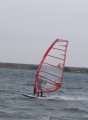 Hans is zijn nieuwe Hot Sails Speed Demon aan het testen.