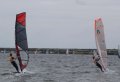 Hans en Jeroen varen nog even een stukje in voor de start van de Masters heat.