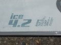 Maat voering zoals die op de Ice 4.2 gedrukt staat.<br />