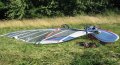 Mijn setje van vandaag (28 Juni 2008) Starboard S-Type 104 met North Sails Daytona 6.6. Ook mijn HPL giek kun je hier goed zijn.