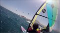 Heerlijk freeriden met de Angula CV1 100 en Banzai 6.3. De kiter zag mijn harness mount en wilde duidelijk in beeld...